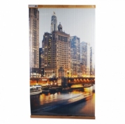 Пленочный обогреватель домашний очаг ночной город Пленочный обогреватель домашний очаг ночной город